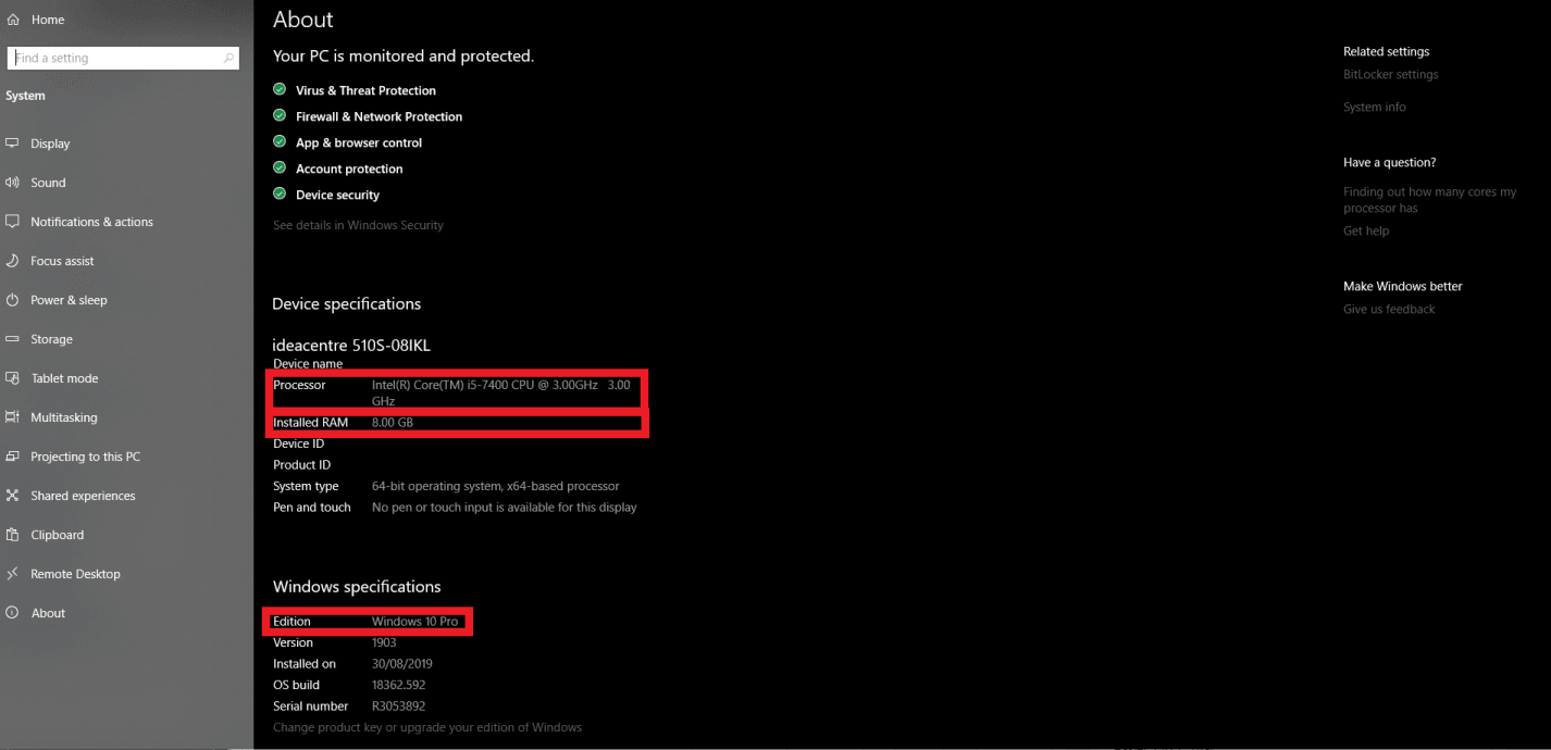 Workshop Software what are the requirements to run workshop software? showing 3 fields outlined in the screenshot below to…