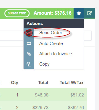 Workshop Software screen showing once you are wanting to process the order, go up into the ’ star ’ again and …