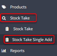 Workshop Software screen showing to use the barcode scanner to perform stock take, navigate to stock take > st…” width=”218″ height=”213″>
2. Click on the ‘Select A Product’ field and scan the item with your barcode scanner.
<img loading=