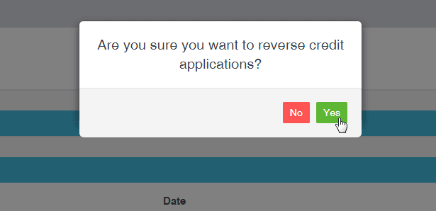 Workshop Software how do i detach and/or void a credit showing “yes”
