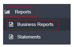 Workshop Software screen showing to run the report, click on reports from the menu options on the left hand si…