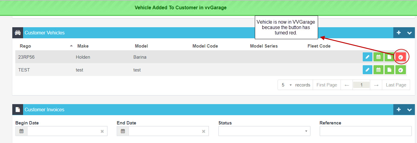Workshop Software screen showing if successful, the button will turn to a red (remove/delete) button with the …