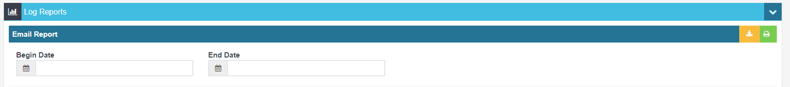 Workshop Software run a email log report step 3 of 4