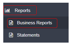 Workshop Software screen showing to run the report, click on ‘reports’ from the menu options on the left hand …