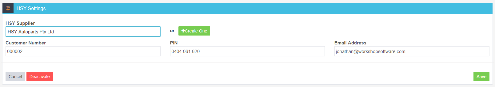 Workshop Software how to integrate hsy showing in your hsy customer number, pin and registered email address in the fields…
