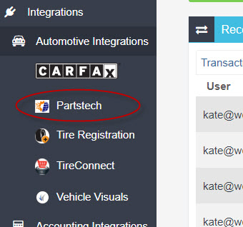 Workshop Software screen showing once your account is configured it is now time to integrate with workshop sof…