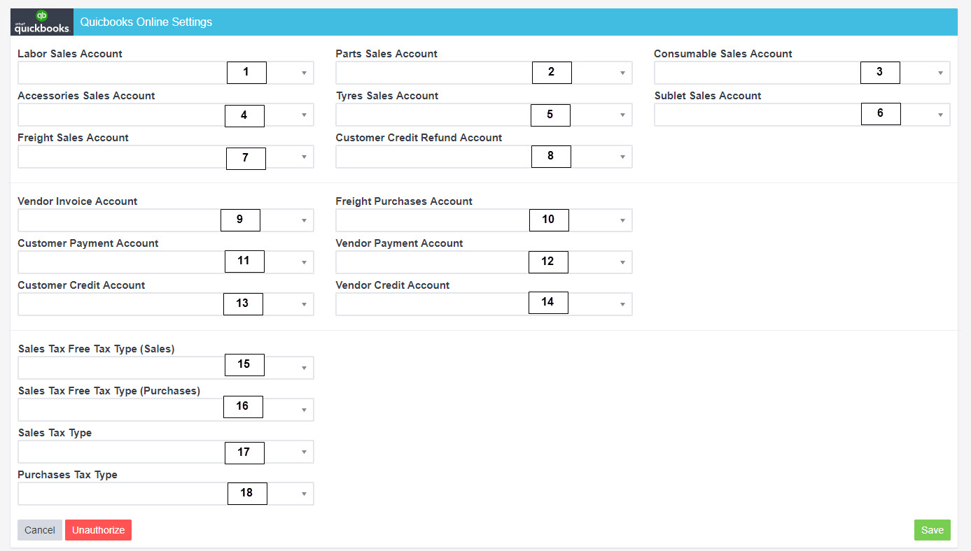 Workshop Software screen showing the type of accounts are listed below - you may have as many accounts as you …
