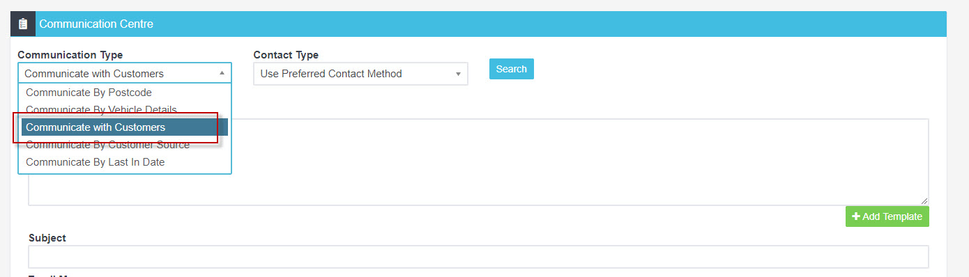 Workshop Software resend your customer’s vvgarage login details showing 