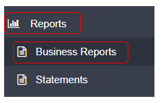 Workshop Software screen showing to run the report, click on ‘reports’ from the menu options on the left hand …