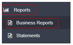 Workshop Software screen showing to run the report, click on ‘reports’ from the menu options on the left hand …