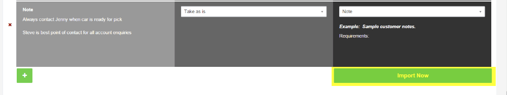 Fix It formatting tool for adjusting imported data before finalising