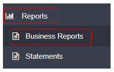 Workshop Software screen showing to run the report, click on ‘reports’ from the menu options on the left hand …