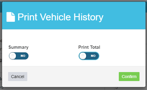 Workshop Software screen showing \nselecting ’ print tota l’ will add a line to the bottom of the report, show…