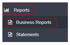 Workshop Software screen showing to run the report, click on ‘reports’ from the menu options on the left hand …