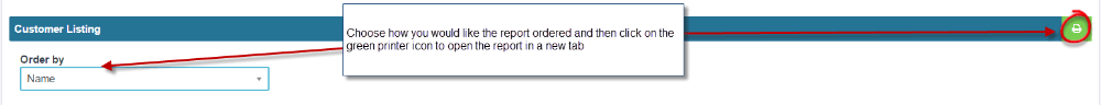 Workshop Software how to run a report to get a full list of your customers showing how you would like to order the report …