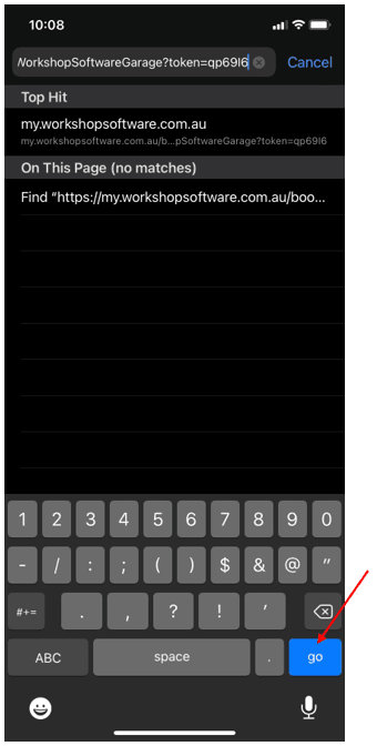 click on Go