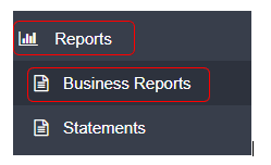 Workshop Software screen showing to run the report, click on ‘reports’ from the menu options on the left hand …