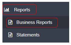 Workshop Software screen showing to run the report, click on reports from the menu options on the left hand si…