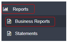 Workshop Software screen showing to run the report, click on ‘reports’ from the menu options on the left hand …