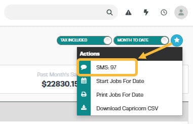 Workshop Software how to purchase sms’s step 2 of 6