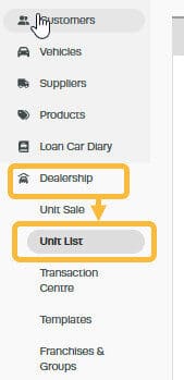 Workshop Software add images/description to a sale unit showing unit in the unit list of the unit is already acquired, if …