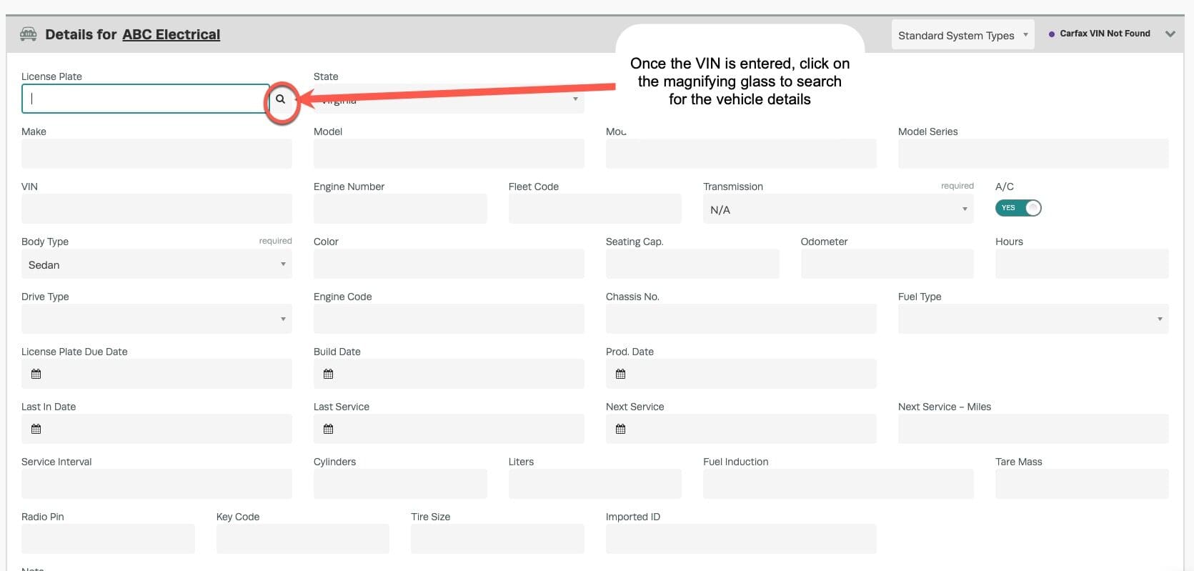 Workshop Software carfax vin lookup step 2 of 4