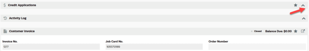 Workshop Software how do i detach and/or void a credit showing “credit application” dropdown