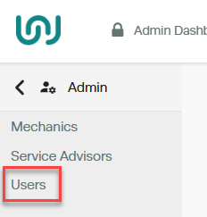 Workshop Software give/limit user access to the sales dashboard step 2 of 6