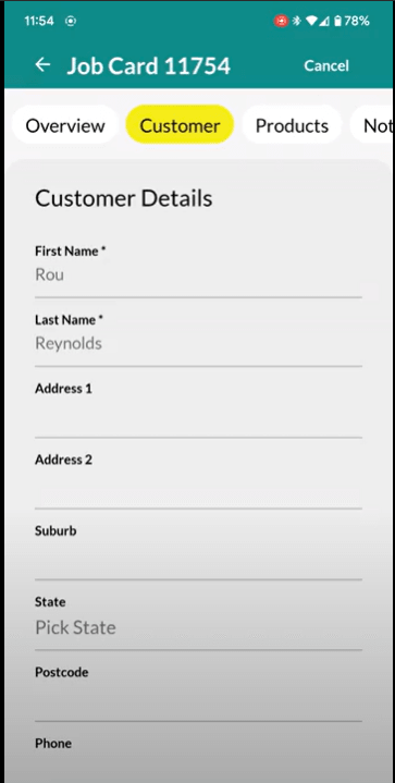 Workshop Software enabling new features in the mobile app step 16 of 31