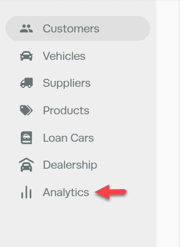 Workshop Software service advisors on job cards showing analytics