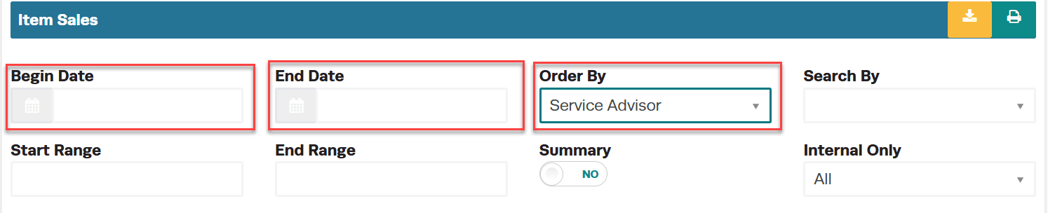 Workshop Software service advisors on job cards showing analytics > business reports > item sales > begin date > end date …” width=”840″ height=”171″>
<img loading=