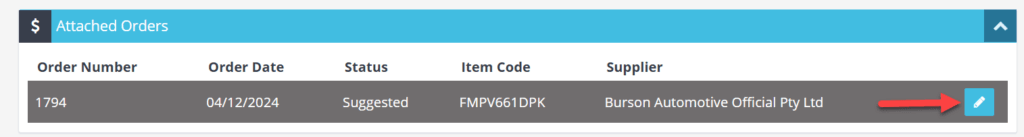 Workshop Software screen showing send order to burson for processing open the order you have created by pressi…