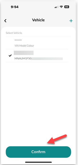 Workshop Software screen showing then press confirm