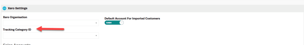 Workshop Software xero tracking categories showing tracking category, you are only able to select one tracking category