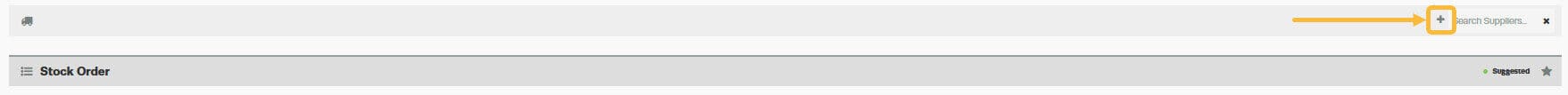 Workshop Software create an order for a unit showing an existing supplier in the search bar, if it’s a new supplier click …