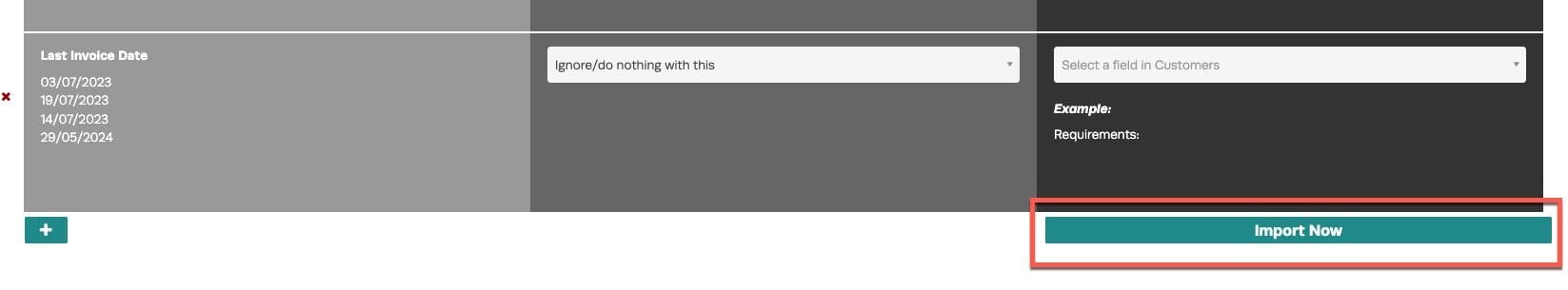 Workshop Software screen showing when you have matched up all your data with the correct workshop software fie…