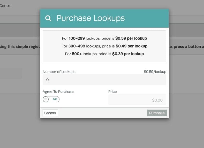 Workshop Software screen showing the picture is a representation of the australian pricing, whatever pricing i…