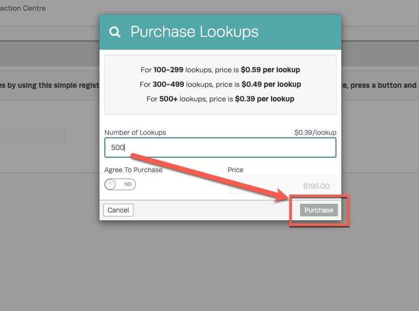 Workshop Software how to set up australian vehicle registration look up feature step 5 of 6