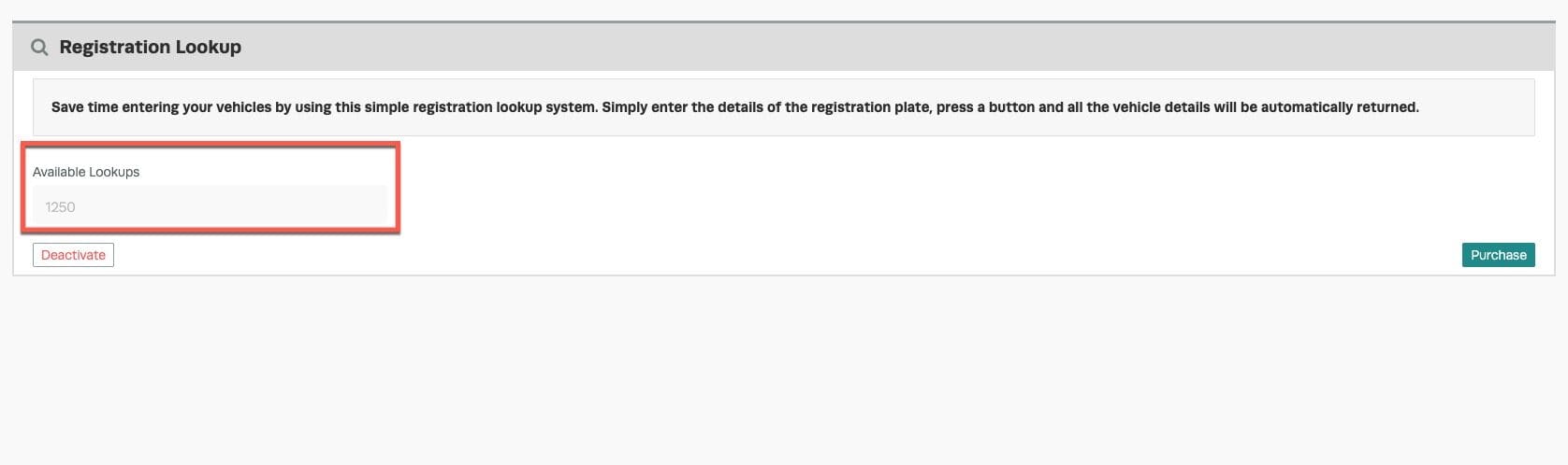 Activating Registration Lookup screenshot 6