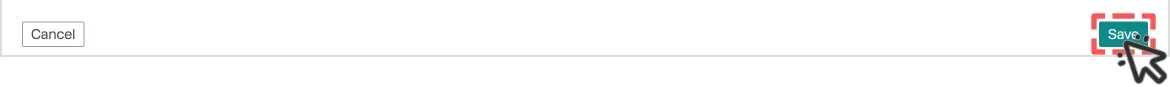 A screenshot of the lowest portion of the Reminders card, the Save button is highlighted.