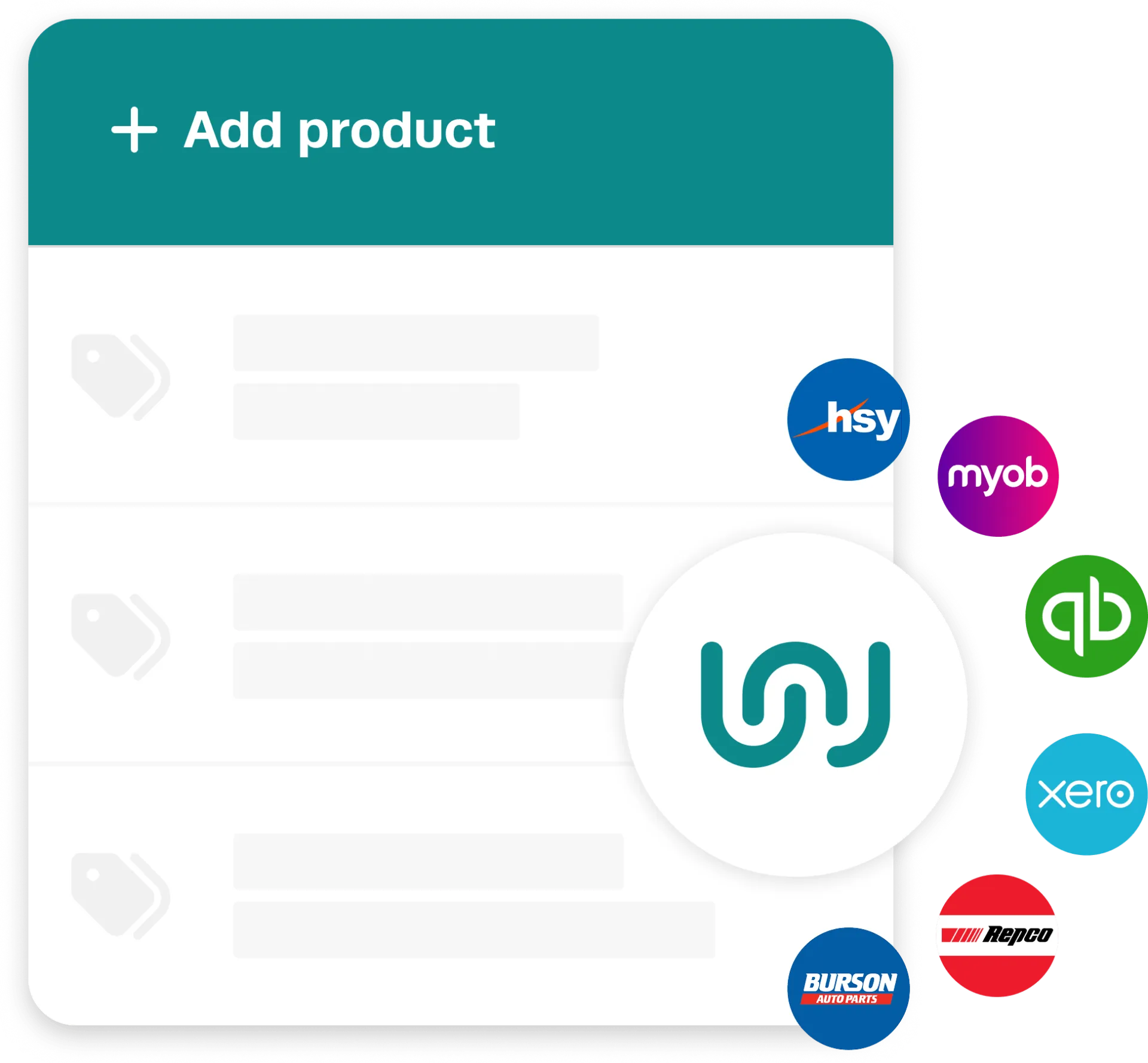 Workshop Software integration partners including Xero, QuickBooks, Stripe and other tools