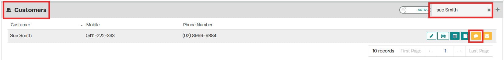 Workshop Software two-way SMS interface — step 4
