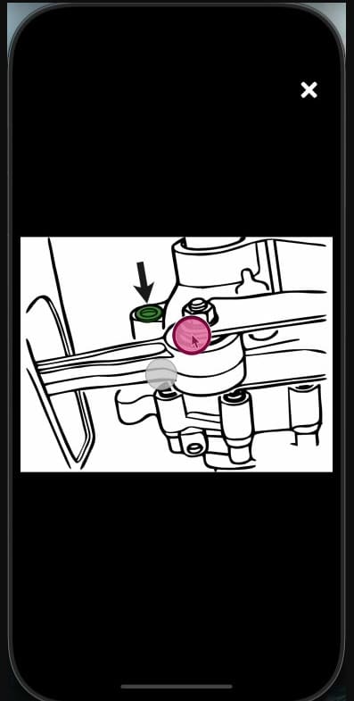 Accessing Workshop Software on mobile app — step 6
