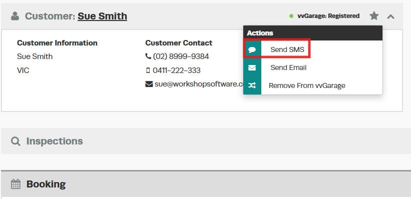 Workshop Software two-way SMS interface — step 7
