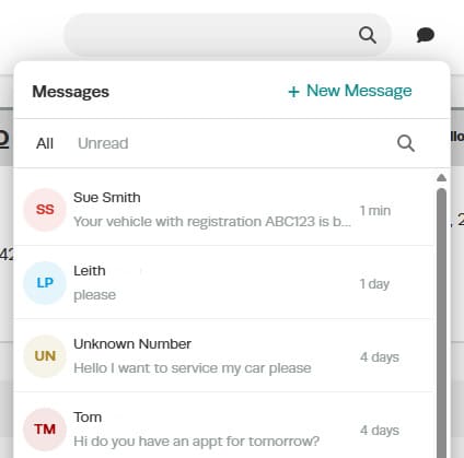 Workshop Software two-way SMS interface — step 10